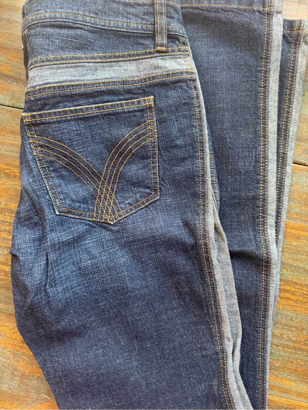 DOLCE GABBANA  Dark Indigo Denim Jeans with Contrast Stitching